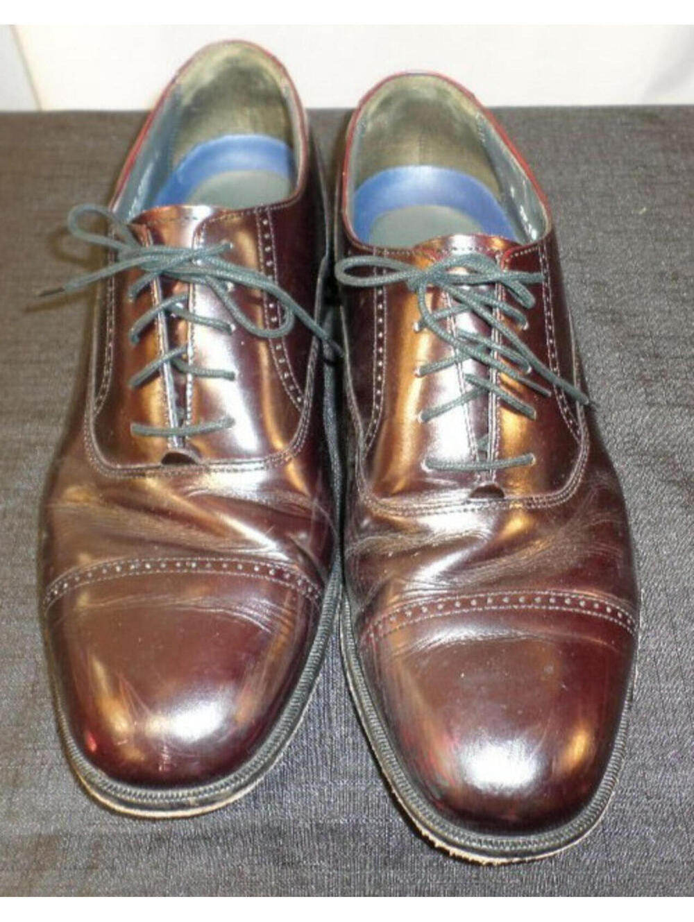 DESIGNER BOSTONIAN STOCKBRIDGE CASUAL WORK DRESS BROWN OXFORDS SHOES MEN'S 10D